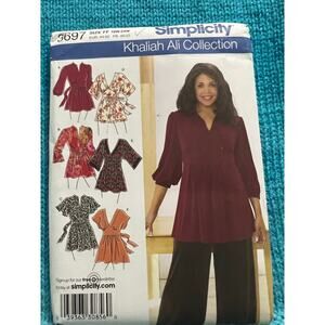 McCalls 3697 Sewing pattern Babydoll top Size 18W-24W